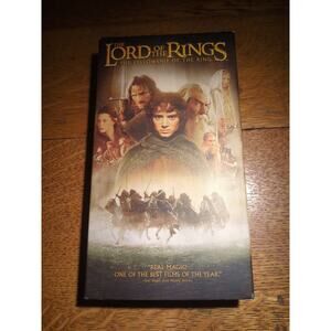Lord of the Rings: the Fellowship of the Ring (VHS, 2001)